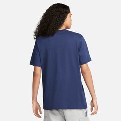 Футболка для мужчин Nike NSW TEE JUST DO IT SWOOSH, синяя цена и информация | Meeste T-särgid | kaup24.ee