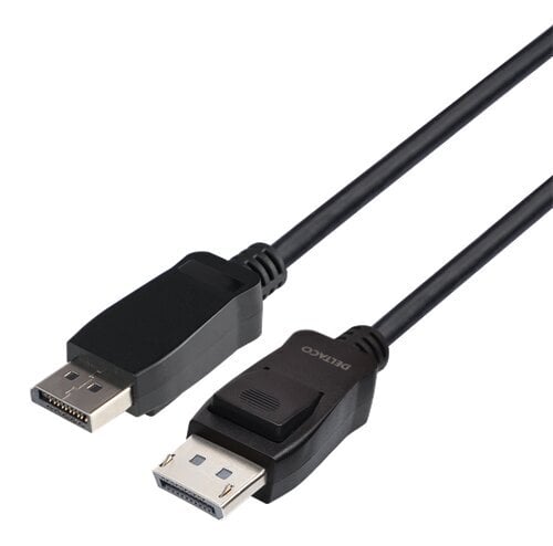 DELTACO DisplayPort cable, DP 1.4, 8K@60Hz, 2m, black цена и информация | Kaablid ja juhtmed | kaup24.ee