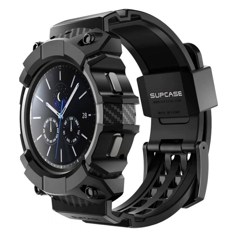 Supcase Unicorn Beetle Pro, Galaxy Watch 4 44mm Black (SPC219BLK) цена и информация | Nutikellade ja nutivõrude tarvikud | kaup24.ee