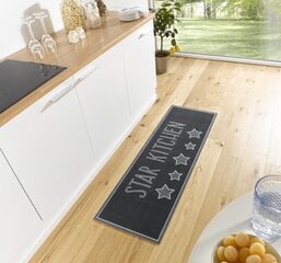 Köögivaip Hanse Home Cook&Clean 50x150 cm, hall/must hind ja info | Vaibad | kaup24.ee