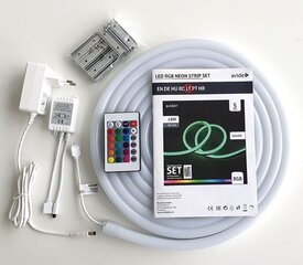 LED riba Avide Neon RGB 18W 5 m, puldiga, IP67 цена и информация | Светодиодные ленты | kaup24.ee