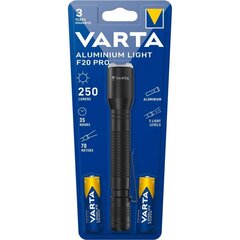 Фонарь Varta F20 PRO 2AA алюминий 16607 цена и информация | Фонарики, прожекторы | kaup24.ee