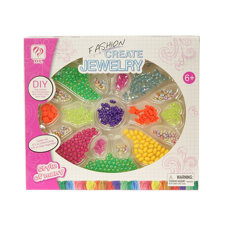 Pärlite komplekt ehete valmistamiseks 12950 hind ja info | Tüdrukute mänguasjad | kaup24.ee