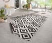 Vaip NORTHRUGS Twin Malta Black Cream, 80x250 cm hind ja info | Vaibad | kaup24.ee