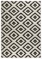 Vaip NORTHRUGS Twin Malta Black Cream, 80x250 cm hind ja info | Vaibad | kaup24.ee