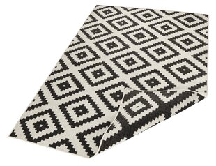 Vaip NORTHRUGS Twin Malta Black Cream, 80x250 cm цена и информация | Ковры | kaup24.ee