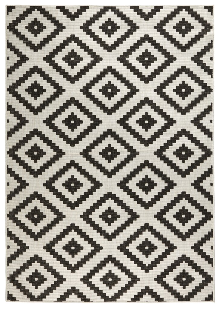 Vaip NORTHRUGS Twin Malta Black Cream, 160x230 cm hind ja info | Vaibad | kaup24.ee