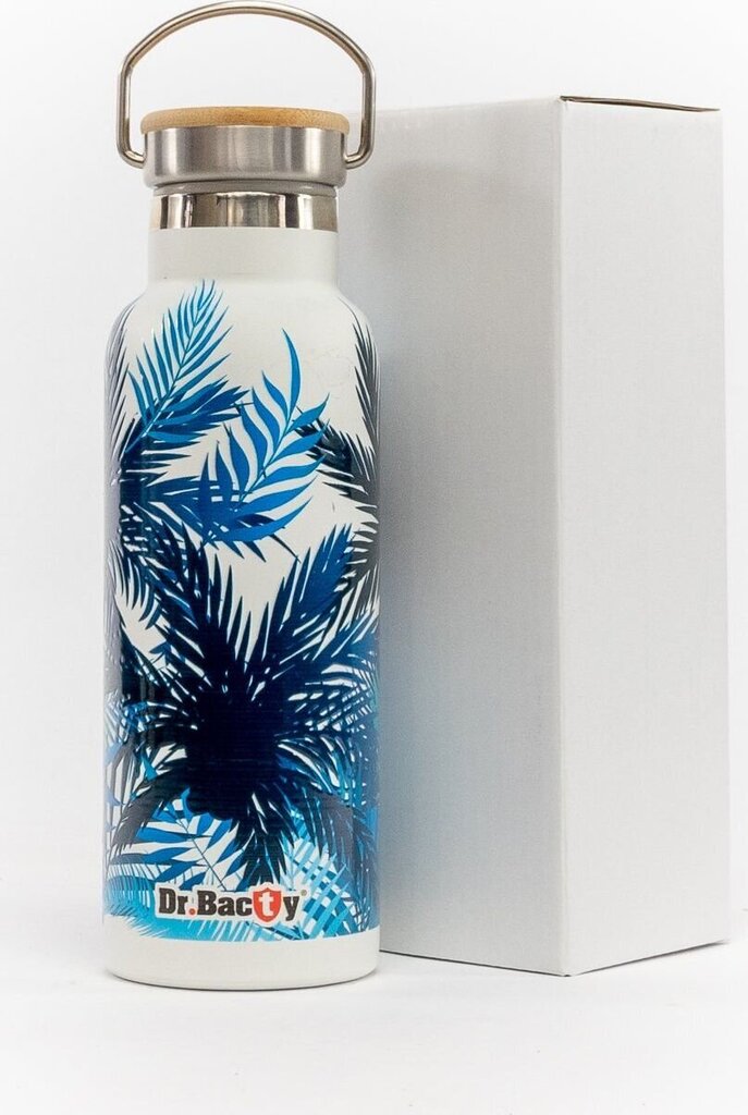 Termospudel Dr. Bacty Blue Palms, 500 ml, erinevad värvid hind ja info | Termosed, termostassid | kaup24.ee