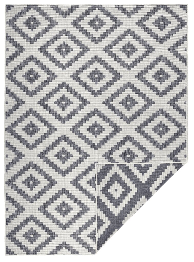 Vaip NORTHRUGS Twin Malta Grey Cream, 80x350 cm цена и информация | Vaibad | kaup24.ee