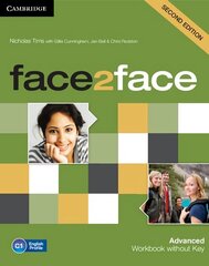 face2face Advanced Workbook without Answer Key hind ja info | Võõrkeele õppematerjalid | kaup24.ee