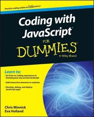 Coding with JavaScript For Dummies цена и информация | Книги по экономике | kaup24.ee