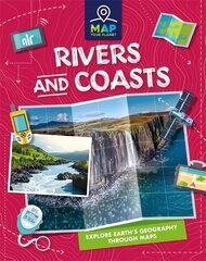 Map Your Planet: Rivers and Coasts цена и информация | Книги для подростков и молодежи | kaup24.ee