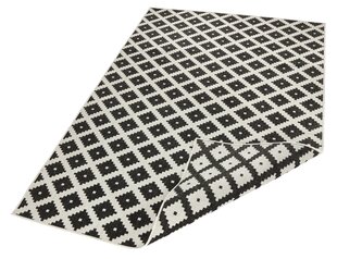 Vaip NORTHRUGS Twin Nizza Black Cream, 80x150 cm цена и информация | Ковры | kaup24.ee