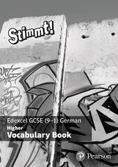 Stimmt! Edexcel GCSE German Higher Vocab Book (pack of 8) hind ja info | Noortekirjandus | kaup24.ee