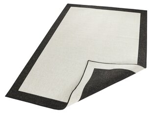 Vaip NORTHRUGS Twin Panama Black Cream, 80x150 cm цена и информация | Ковры | kaup24.ee