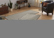 Vaip NORTHRUGS Twin Nizza Black Cream, 80x350 cm hind ja info | Vaibad | kaup24.ee