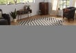 Vaip NORTHRUGS Twin Nizza Black Cream, 80x350 cm hind ja info | Vaibad | kaup24.ee