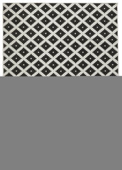 Vaip NORTHRUGS Twin Nizza Black Cream, 80x350 cm hind ja info | Vaibad | kaup24.ee