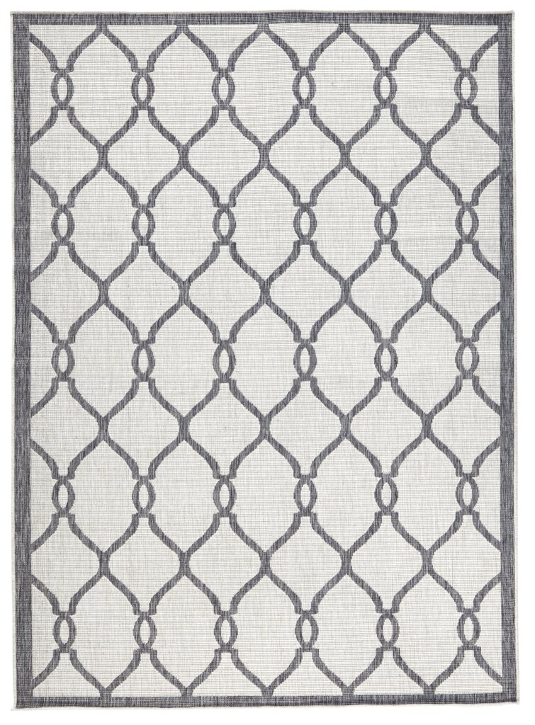 Vaip NORTHRUGS Twin Rimini Grey Cream, 160x230 cm hind ja info | Vaibad | kaup24.ee