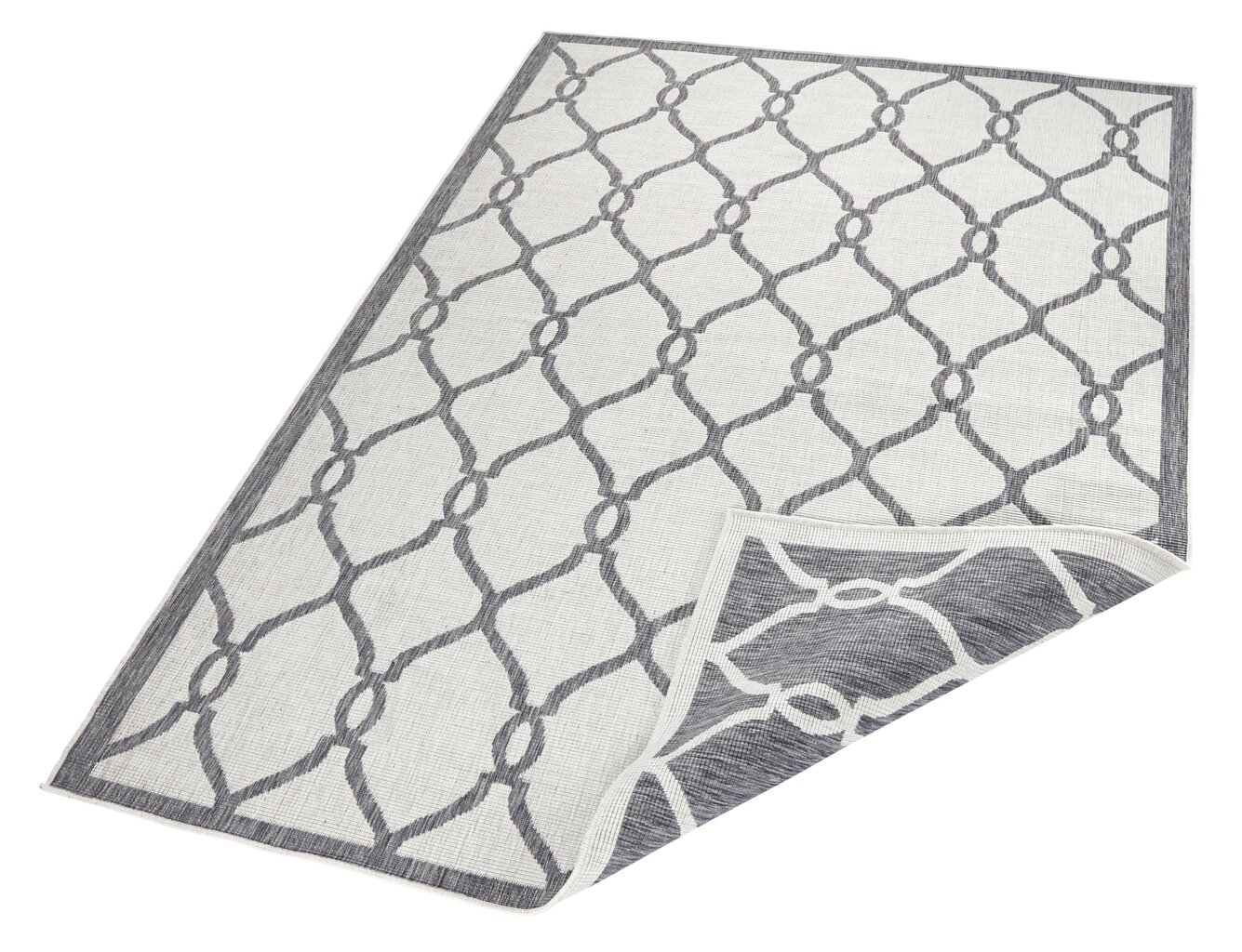 Vaip NORTHRUGS Twin Rimini Grey Cream, 160x230 cm hind ja info | Vaibad | kaup24.ee