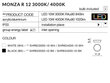 Laevalgusti AZzardo Monza r AZ2258 цена и информация | Laelambid | kaup24.ee