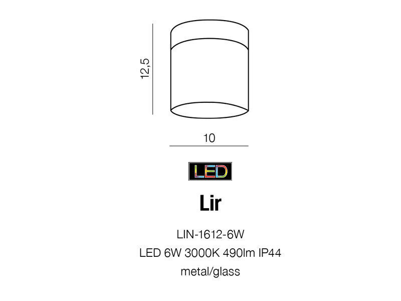 Laevalgusti AZzardo Lir AZ2068 hind ja info | Laelambid | kaup24.ee