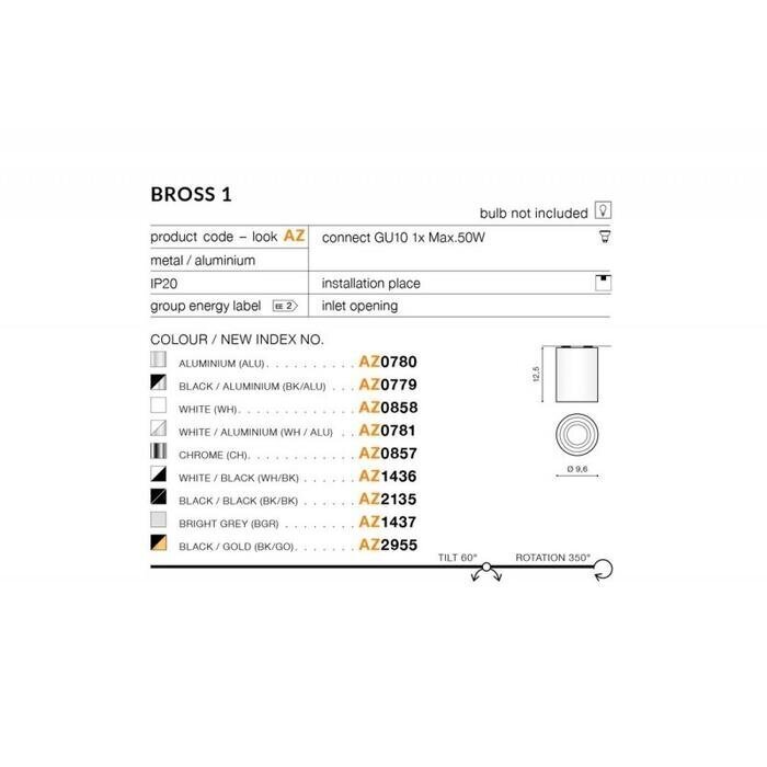 Laevalgusti AZzardo Bross AZ0779 hind ja info | Laelambid | kaup24.ee