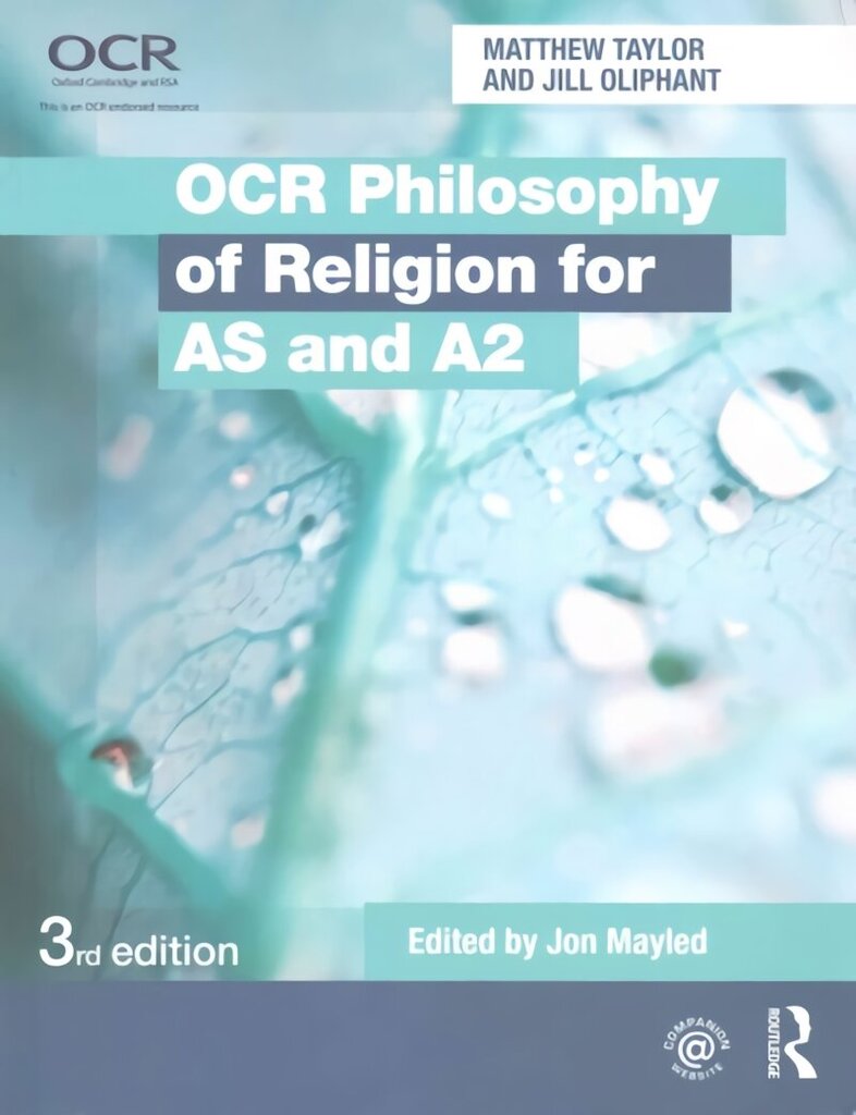 OCR Philosophy of Religion for AS and A2 3rd edition цена и информация | Ajalooraamatud | kaup24.ee