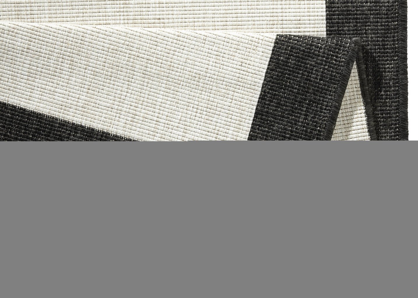 Vaip NORTHRUGS Twin Panama Black Cream, 120x170 cm цена и информация | Vaibad | kaup24.ee