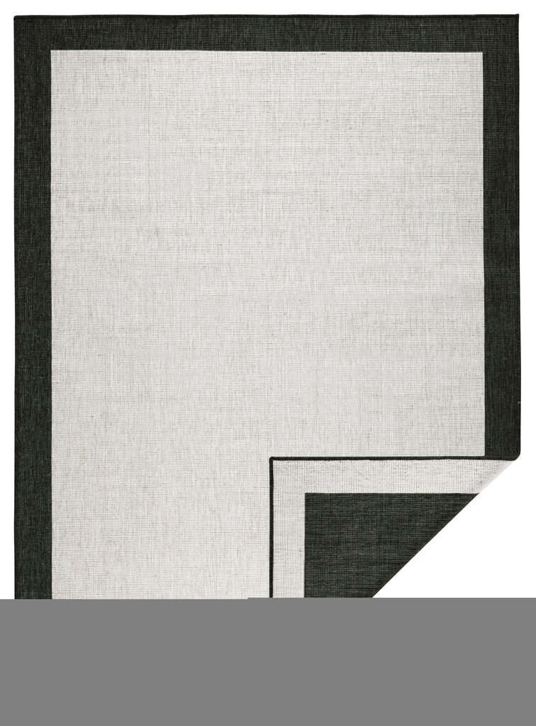 Vaip NORTHRUGS Twin Panama Black Cream, 160x230 cm hind ja info | Vaibad | kaup24.ee