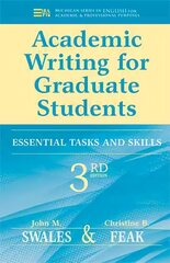 Academic Writing for Graduate Students: Essential Tasks and Skills 3rd Revised edition цена и информация | Пособия по изучению иностранных языков | kaup24.ee