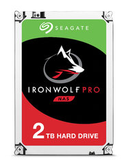 Seagate IronWolf Pro — жесткий диск — 2 ТБ — SATA 6 Гбит/с цена и информация | Внутренние жёсткие диски (HDD, SSD, Hybrid) | kaup24.ee