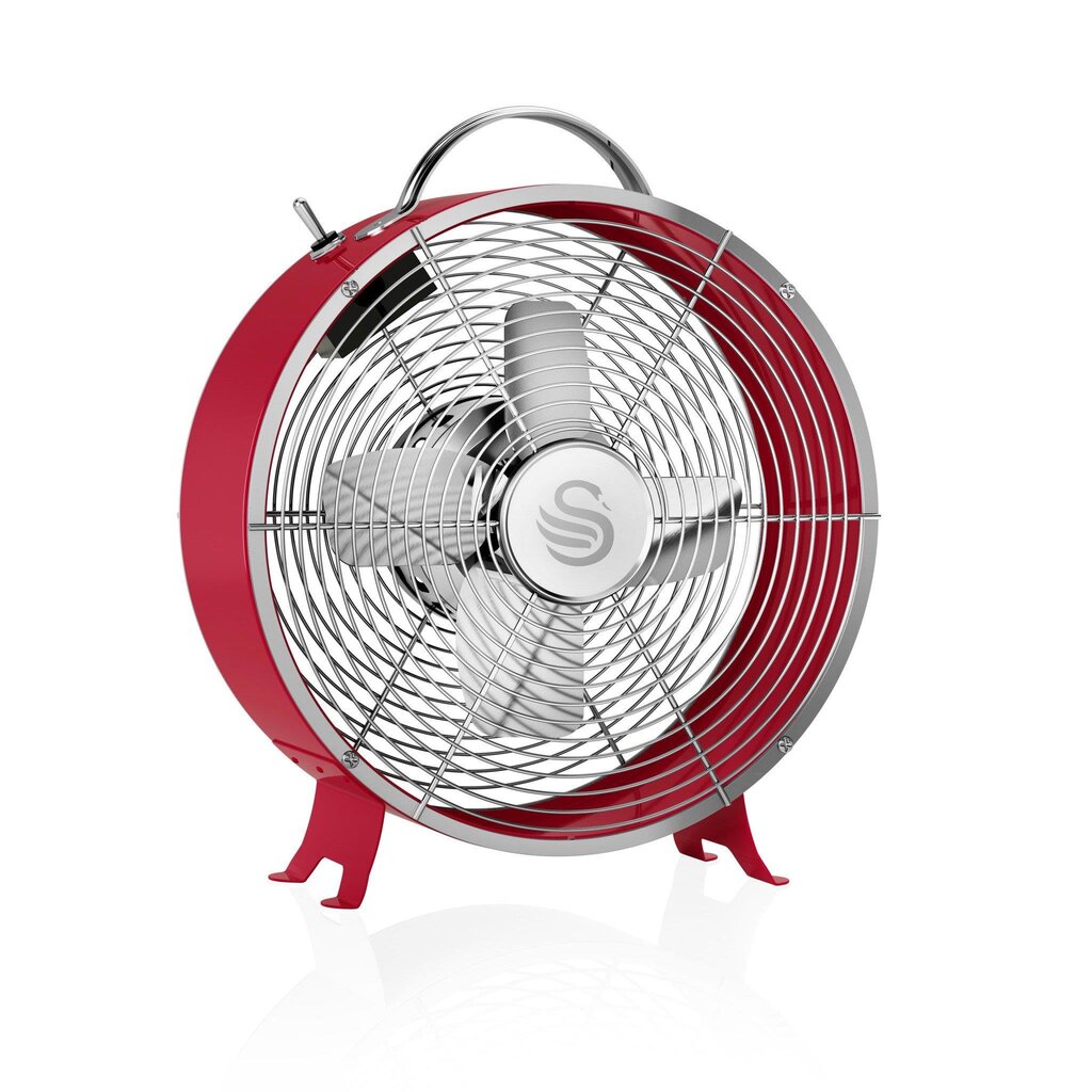 Lauaventilaator Swan RETRO SFA12630RN, punane hind ja info | Ventilaatorid | kaup24.ee