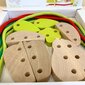 Arendavad puidust mängud Hariduslik puidust mänguasi "Puuviljad" hind ja info | Imikute mänguasjad | kaup24.ee