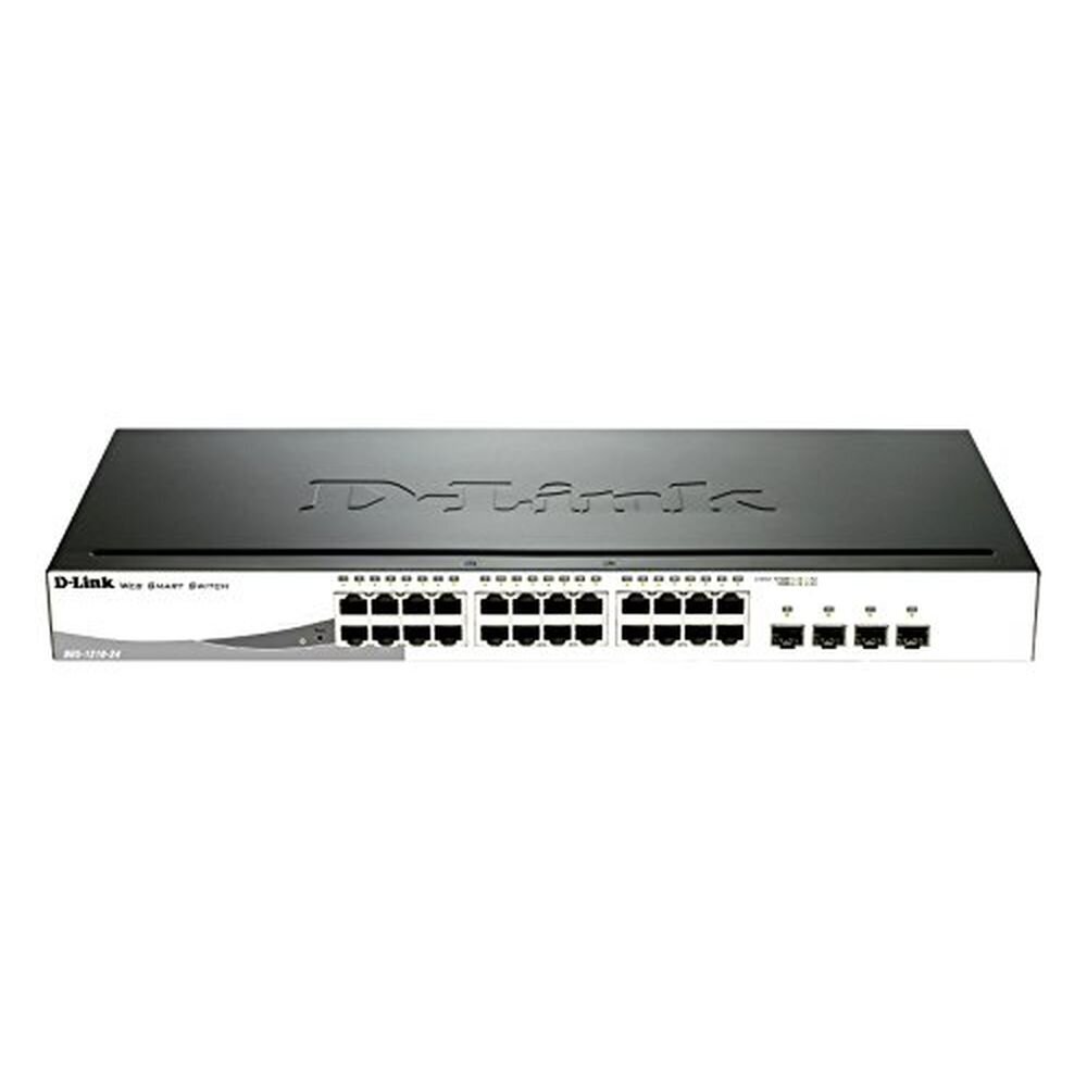 Kommutaator D-Link DGS-1210-24  20 p 10 / 100 / 1000 Mbps 4 x SFP hind ja info | Lülitid (Switch) | kaup24.ee