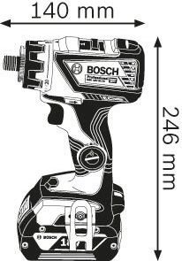 Akutrell, kruvikeeraja Bosch 18V, 06019G7101 цена и информация | Akutrellid, kruvikeerajad | kaup24.ee