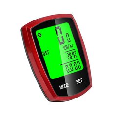 Беспроводной велосипедный спидометр (14 функций) цена и информация | Велокомпьютеры, навигация | kaup24.ee