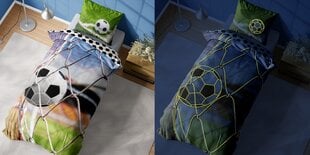 Laste pimedas helendav voodipesukomplekt 140x200, 2-osaline hind ja info | Beebide ja laste voodipesu | kaup24.ee