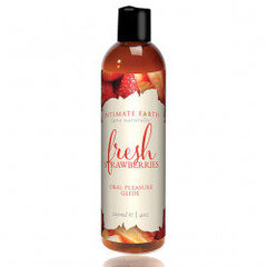 Intimate earth - natural flavors glide fresh strawberries 120 ml hind ja info | Lubrikandid | kaup24.ee