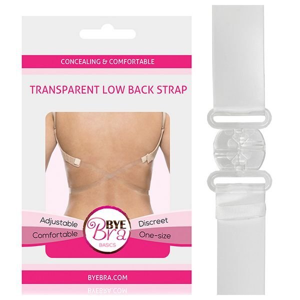 Bye bra - transparent low back strap clear цена и информация | Rinnahoidjad | kaup24.ee