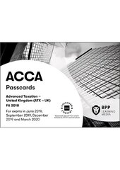 ACCA Advanced Taxation FA2018: Passcards hind ja info | Majandusalased raamatud | kaup24.ee