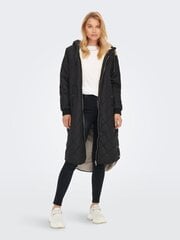 ONLY женское пальто 80g 15253323*01, черный 5715310945402 цена и информация | Женские куртки | kaup24.ee