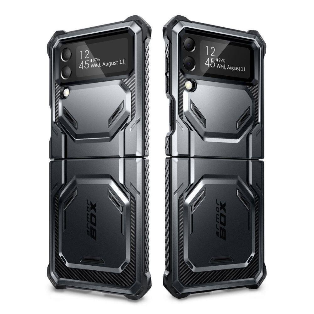 Supcase IBLSN Armorbox, Galaxy Flip 4 Black цена и информация | Telefoni kaaned, ümbrised | kaup24.ee