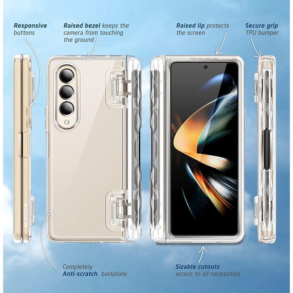 Supcase Cosmo, Galaxy Fold 4 Clear hind ja info | Telefoni kaaned, ümbrised | kaup24.ee