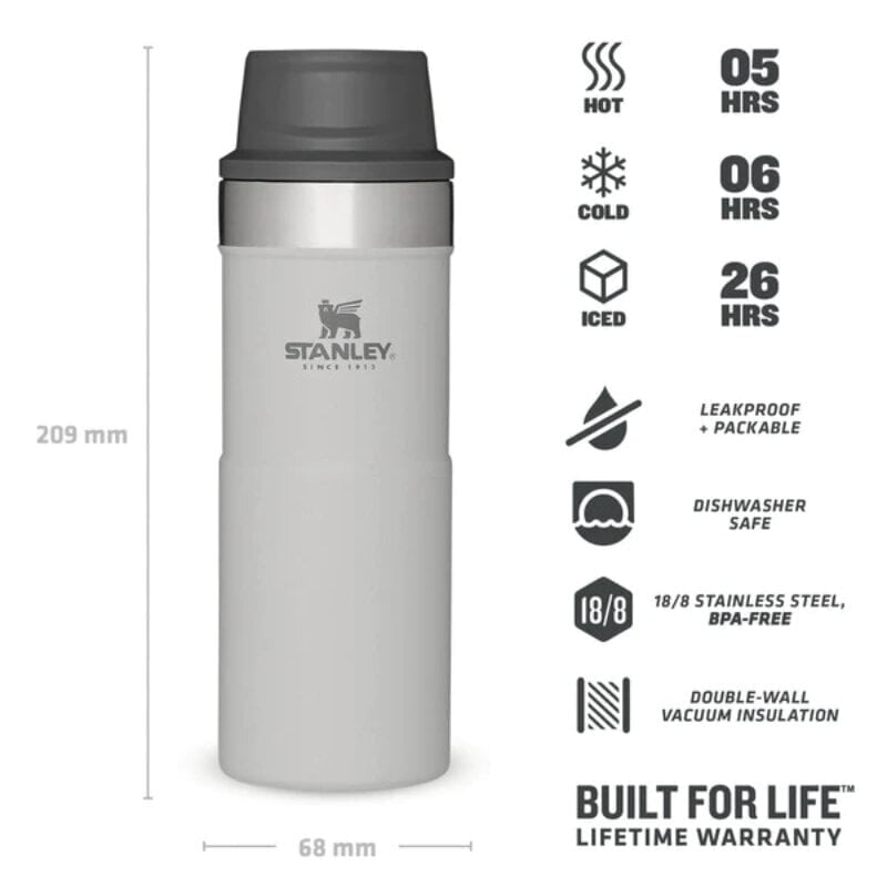 Termokruus The Trigger-Action Travel Mug Classic, 0,35 L, tumehall цена и информация | Termosed, termostassid | kaup24.ee