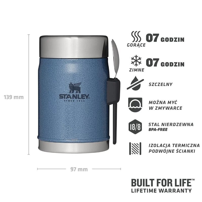 Stanley toidutermos The Classic Legendary Food Jar + Spork, 400 ml hind ja info | Termosed, termostassid | kaup24.ee