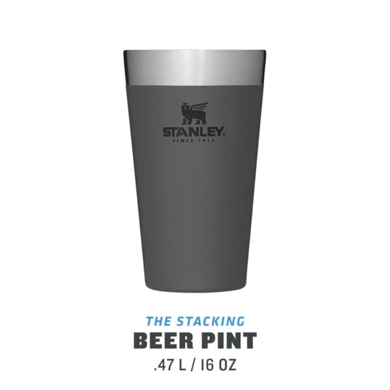 Õllekann The Stacking Beer Pint Adventure, 0,47 L, tumehall hind ja info | Termosed, termostassid | kaup24.ee