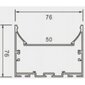 LED profiil 015W, 3 m, Valge цена и информация | Süvistatavad ja LED valgustid | kaup24.ee