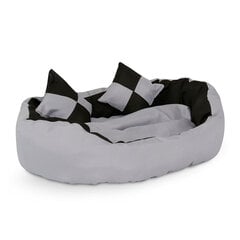 Лежак для животных Lionto, серый/черный цена и информация | Лежаки, домики | kaup24.ee