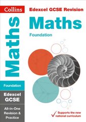Edexcel GCSE 9-1 Maths Foundation All-in-One Complete Revision and Practice: Ideal for Home Learning, 2023 and 2024 Exams edition, Edexcel GCSE Maths Foundation Tier All-in-One Revision and Practice цена и информация | Книги для подростков и молодежи | kaup24.ee
